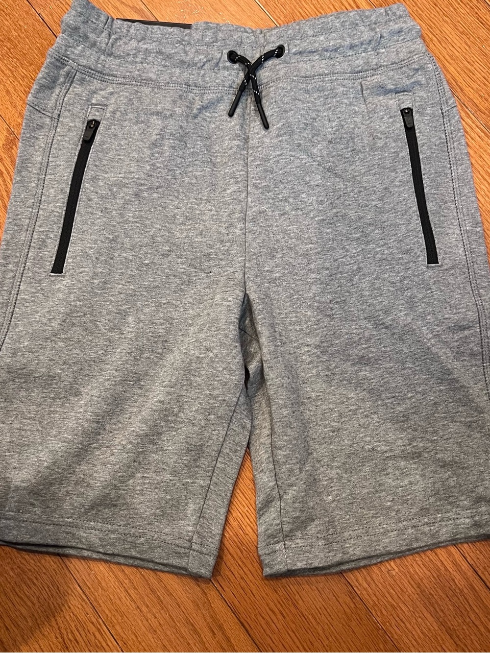 NWT Member's Mark Boys Gray Active Knit Jogger Shorts Size 10/12